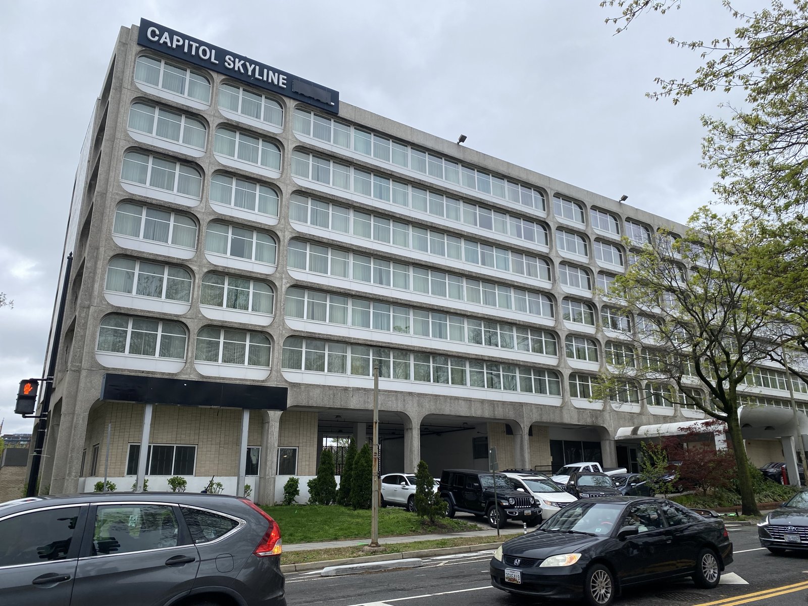 The exterior of the Capitol Skyline Hotel in Washington DC